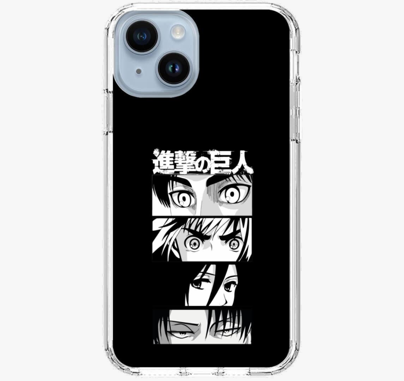 Attack on Titan csapat felirat ovitek za telefon