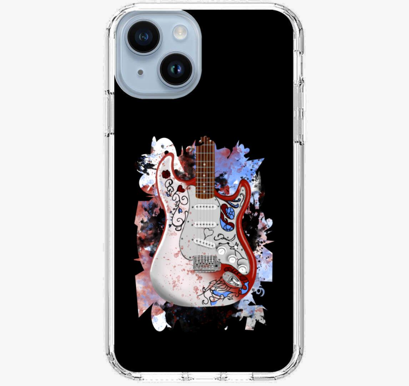 Jimi Hendrix kitara ovitek za telefon