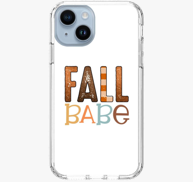 Fall babe rjava ovitek za telefon