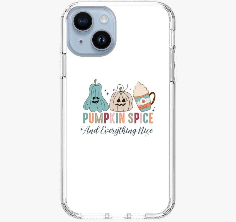 pumpkin spice pasztell ovitek za telefon