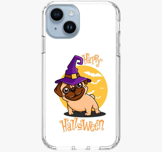 Halloween mopsz ovitek za tele...