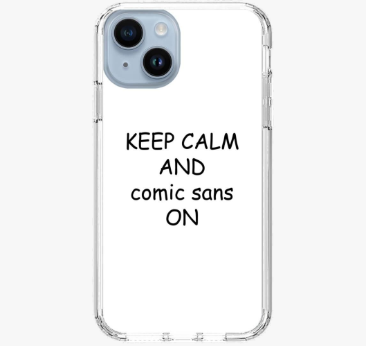 keep calm comic sans ovitek za...