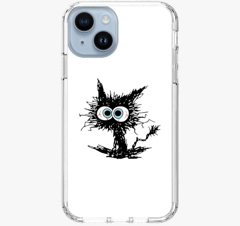 Black cat meme ovitek za telefon