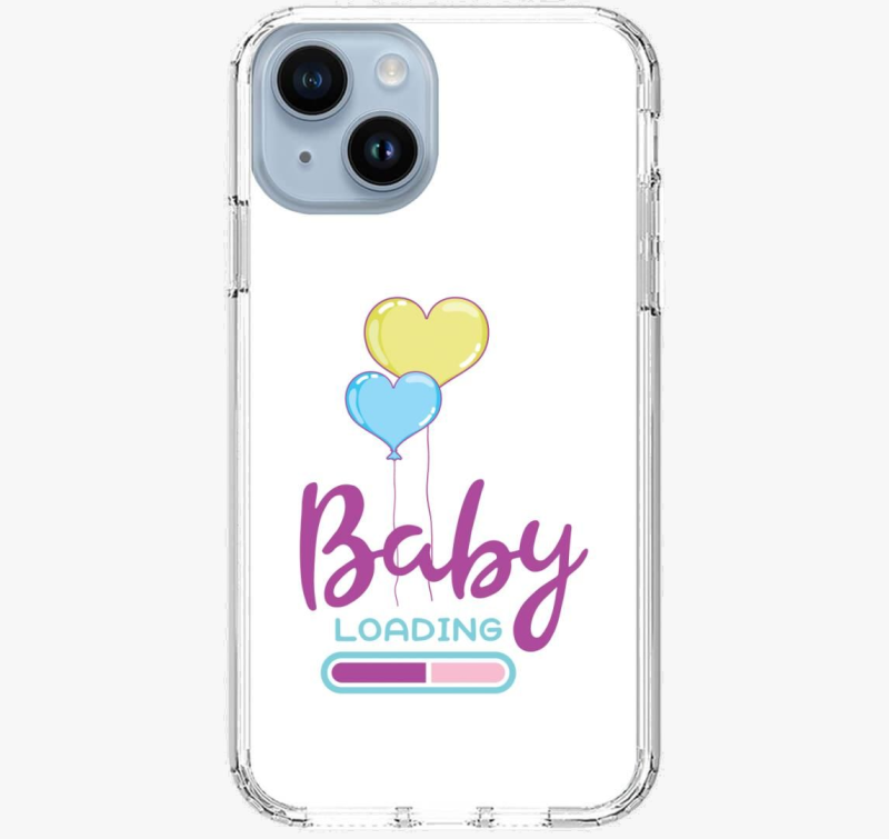 baby loading vijolična ovitek za telefon