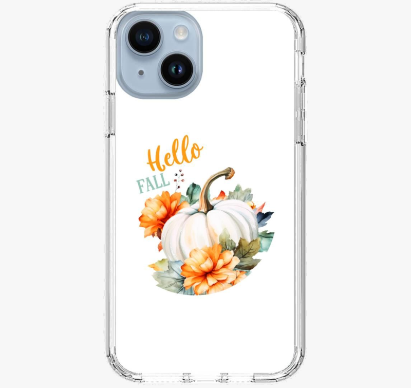 hello fall pumpkin ovitek za telefon
