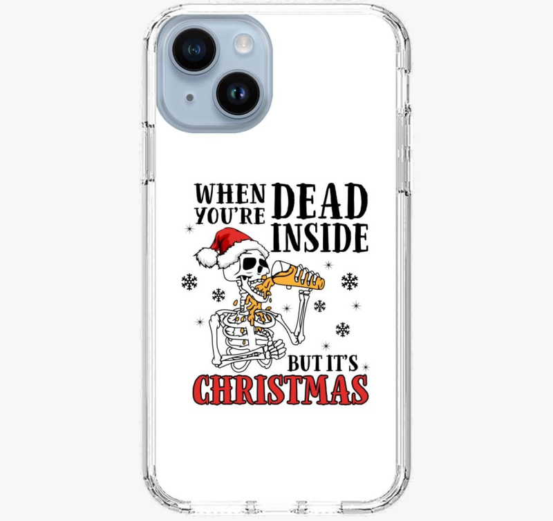xmas dead inside ovitek za telefon