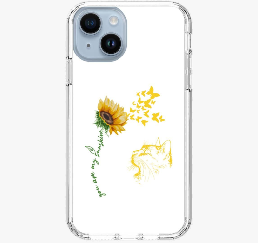 sunshine cat ovitek za telefon