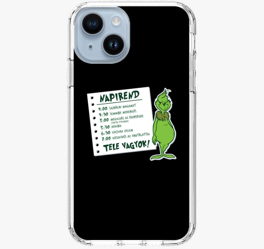 Grincs napirend ovitek za tele...