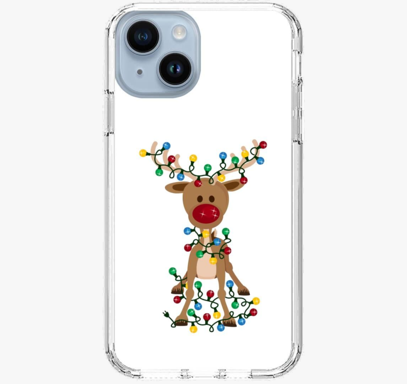 Božični jelenček - ovitek za telefon