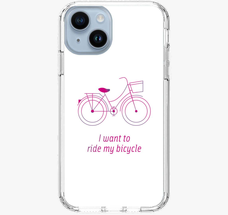Biciklis ovitek za telefon - I want to ride my bicycle