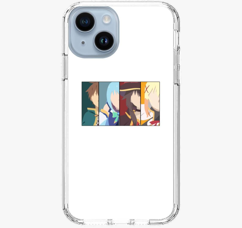 Konosuba karakterek ovitek za telefon