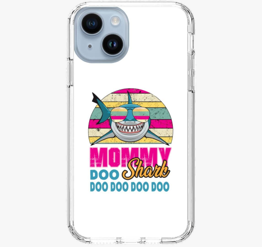 Mommy shark ovitek za telefon