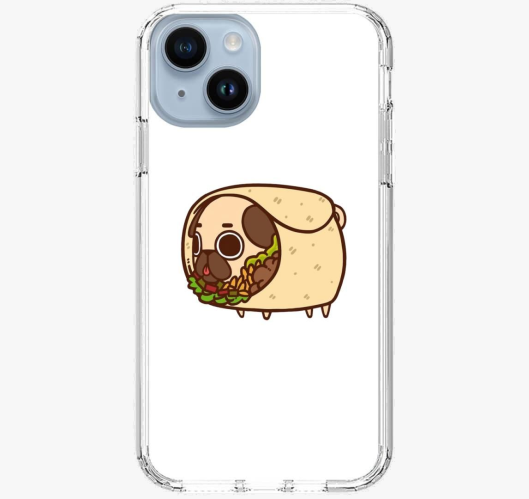 Mopsz burrito ovitek za telefo...