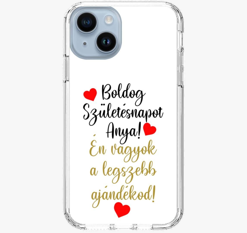 Boldog Anya-gyerek ovitek za telefon