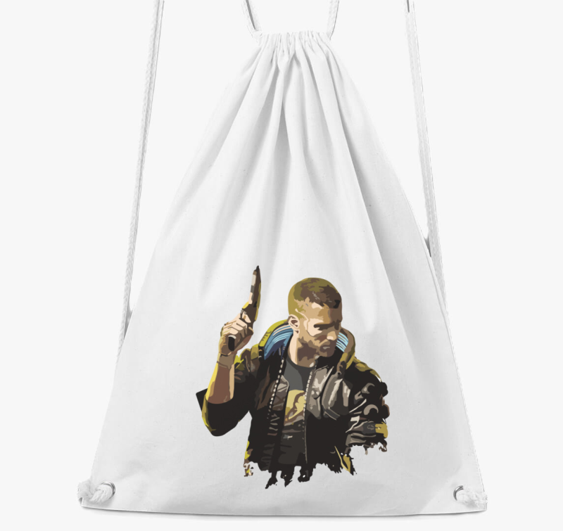 Cyberpunk character nahrbtnik