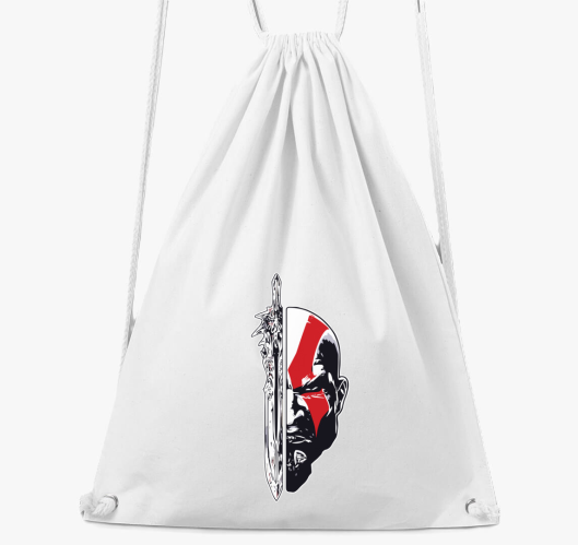 God of war Kratos face and swo...