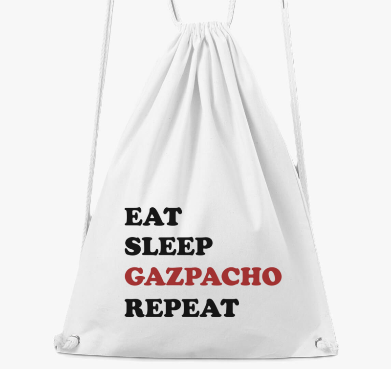 Eat Sleep Gazpacho nahrbtnik