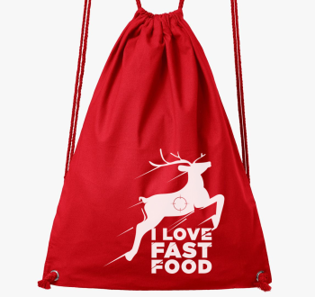 I love fast food szeretem gyors smešno nahrbtnik