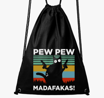 Macska Pew Pew smešno nahrbtnik