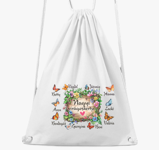 Nagyi sok kis lepke nahrbtnik