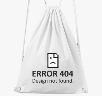 Error 404 Design Not Found nahrbtnik
