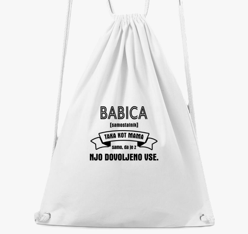 Babica vele mindent lehet nahrbtnik