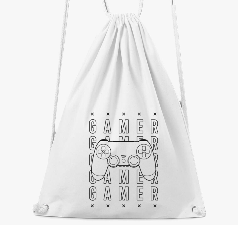 Gamer feliratos nahrbtnik