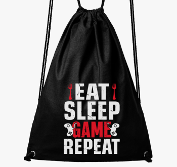Eat sleep game repeat gamereknek nahrbtnik