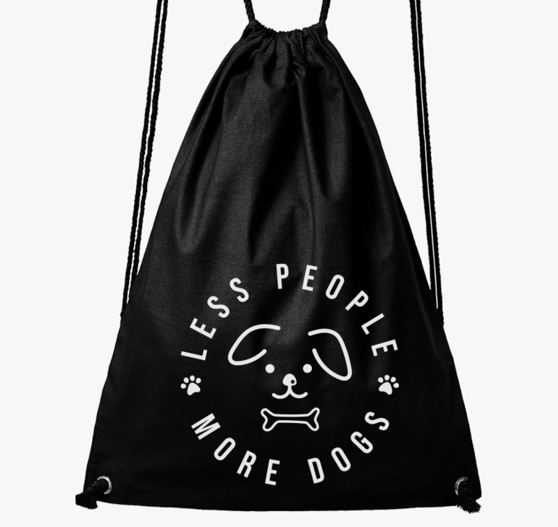 Less people more dogs nahrbtnik