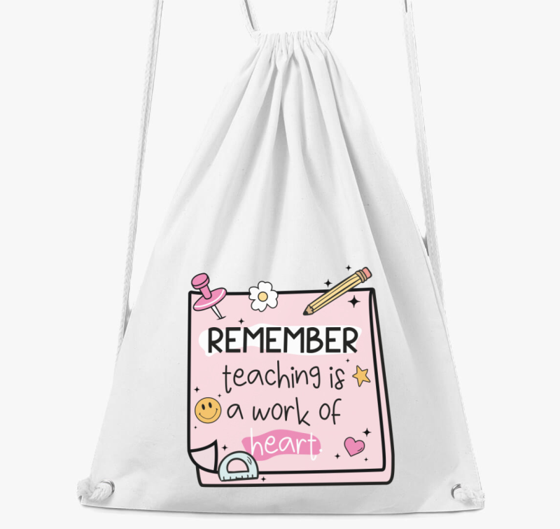 Teacher reminder heart nahrbtnik