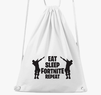 Eat sleep Fortnite repeat gamer nahrbtnik