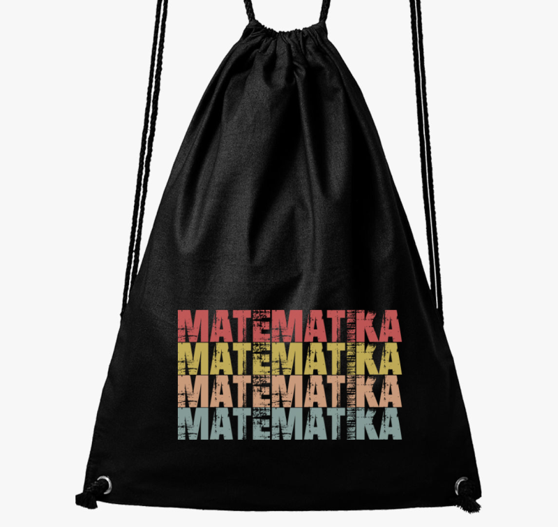 Matematika feliratos nahrbtnik