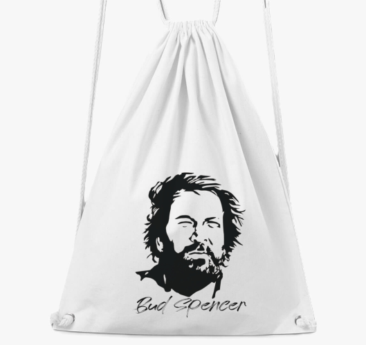 Bud Spencer sziluett nahrbtnik