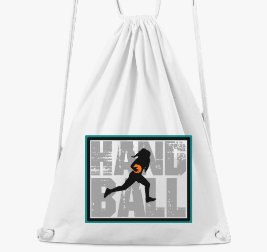 Handball feliratos nahrbtnik