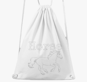 Horse feliratos nahrbtnik
