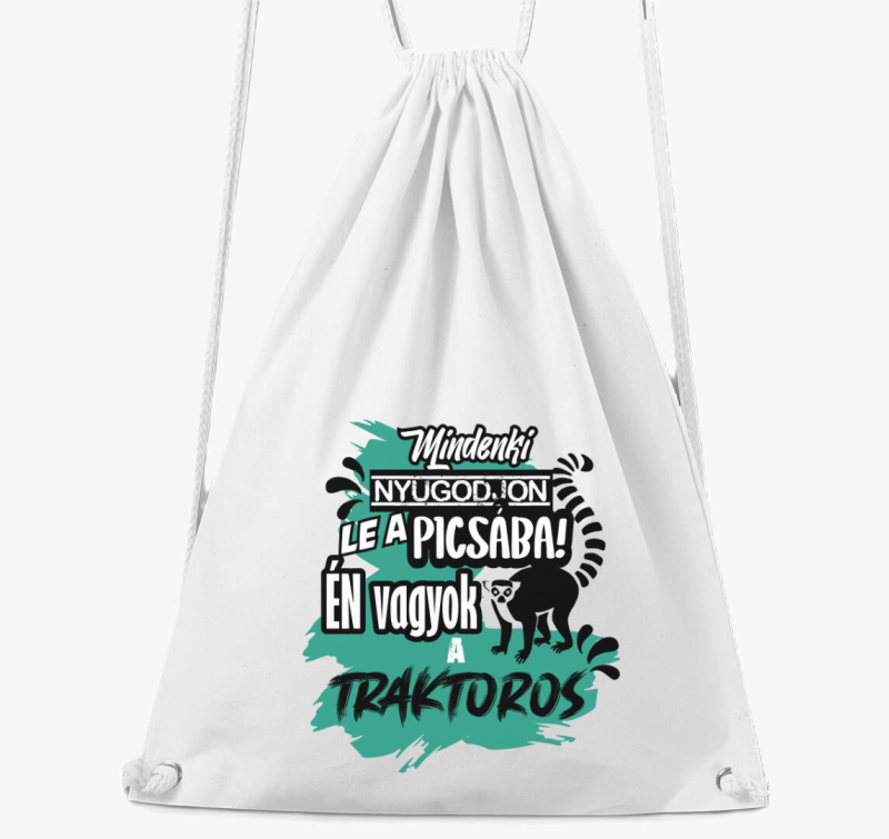 Vsakdo nyugodjon le traktoros sem nahrbtnik