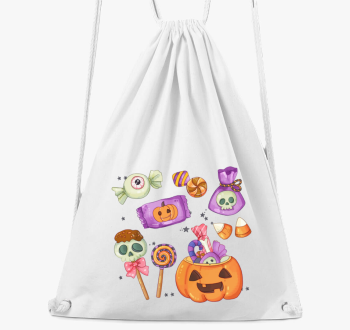 Halloween cukorka nahrbtnik