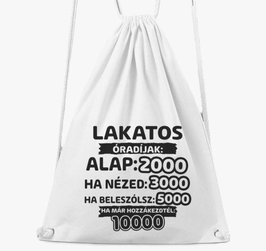 Lakatos munka nahrbtnik