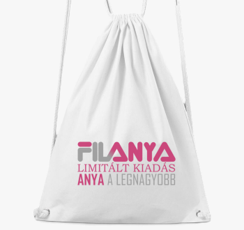 Mama fila feliratos nahrbtnik