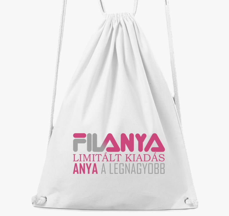 Mama fila feliratos nahrbtnik