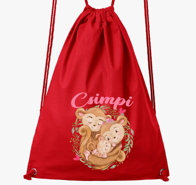 Csimpi dekle nahrbtnik