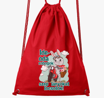 Nyuszi motoron Ide oda robogok nahrbtnik