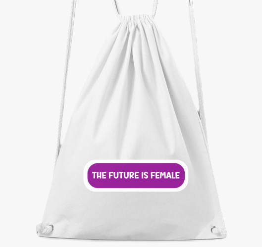 Future is female vijolična nah...