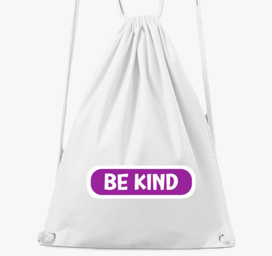 Be kind vijolična nahrbtnik