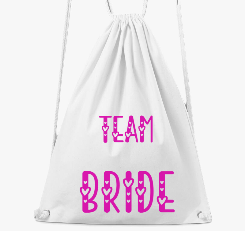 Team Bride pink nahrbtnik