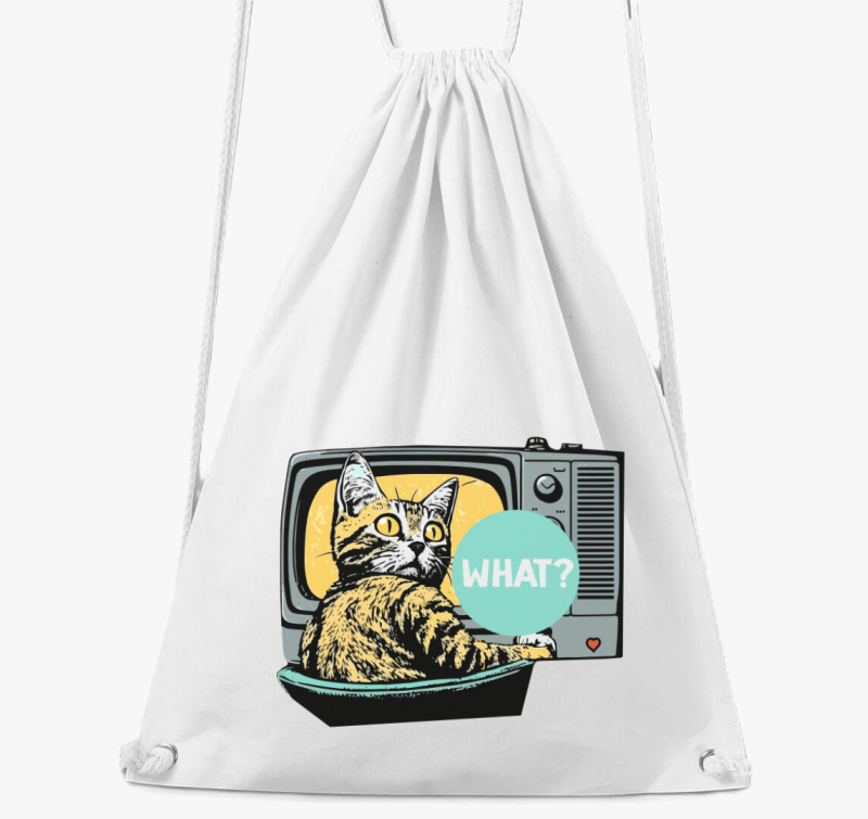 Macska WHAT nahrbtnik
