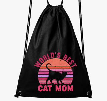 Best Cat Mom nahrbtnik