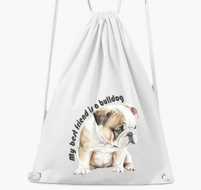 My best friend is bulldog nahrbtnik