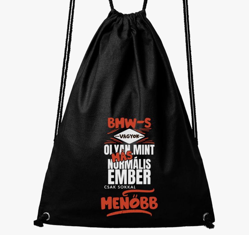 BMW-s sem olyan kot ember nahrbtnik