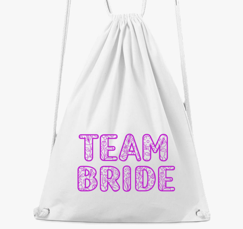 TEAM Bride pink nahrbtnik